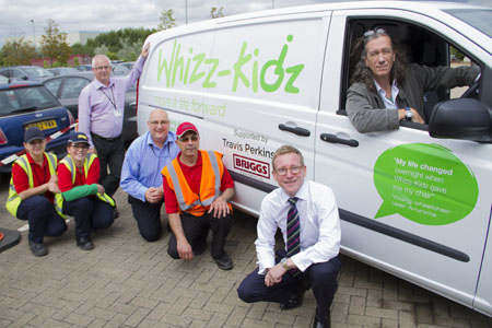 Travis Perkins and Briggs Equipment donate £20,000 van to Whizz-Kidz