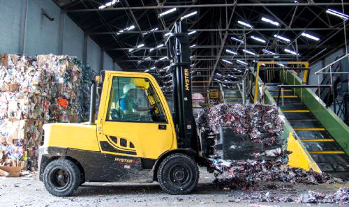 Briggs and Hyster highlight cost-effective ways to handle waste