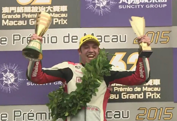 Peter Hickman wins Macau Grand Prix on Briggs Superbike