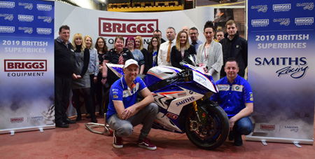 Briggs Equipment announces sponsorship of Smiths Racing BMW for 2019 British Superbikes Championship