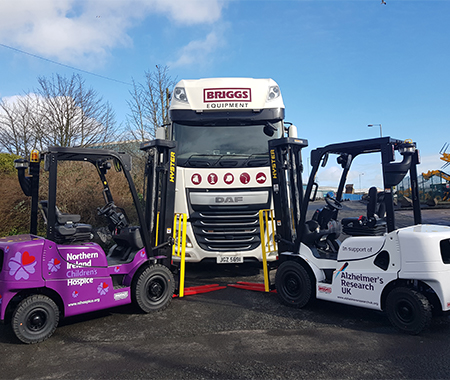 Charity Trucks unveiled at our NI site
