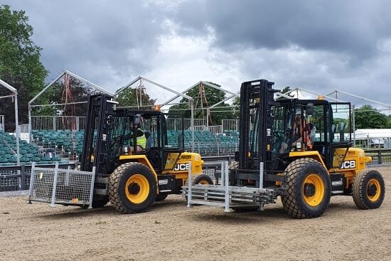 Briggs Equipment’s Short Term Hire Team and Arena Group help major sporting events prosper