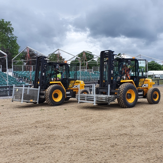 Briggs Equipment’s Short Term Hire Team and Arena Group help major sporting events prosper