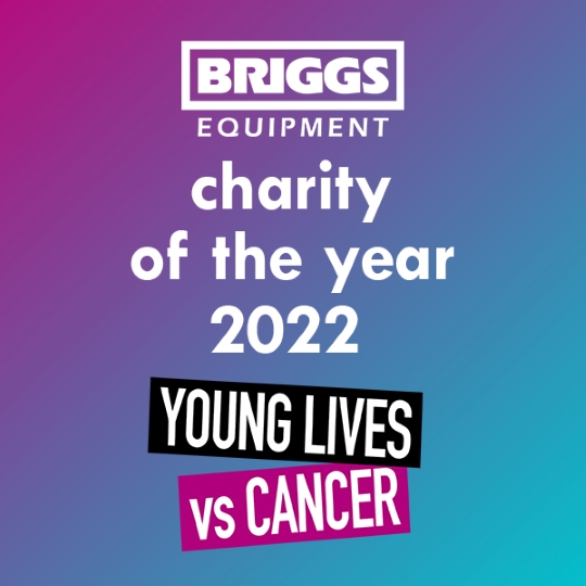 Briggs Equipment Announces Young Lives vs Cancer as Charity Partner for 2022