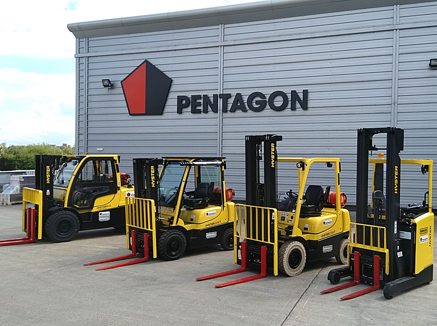 Briggs Equipment supplies machinery to Pentagon Freight