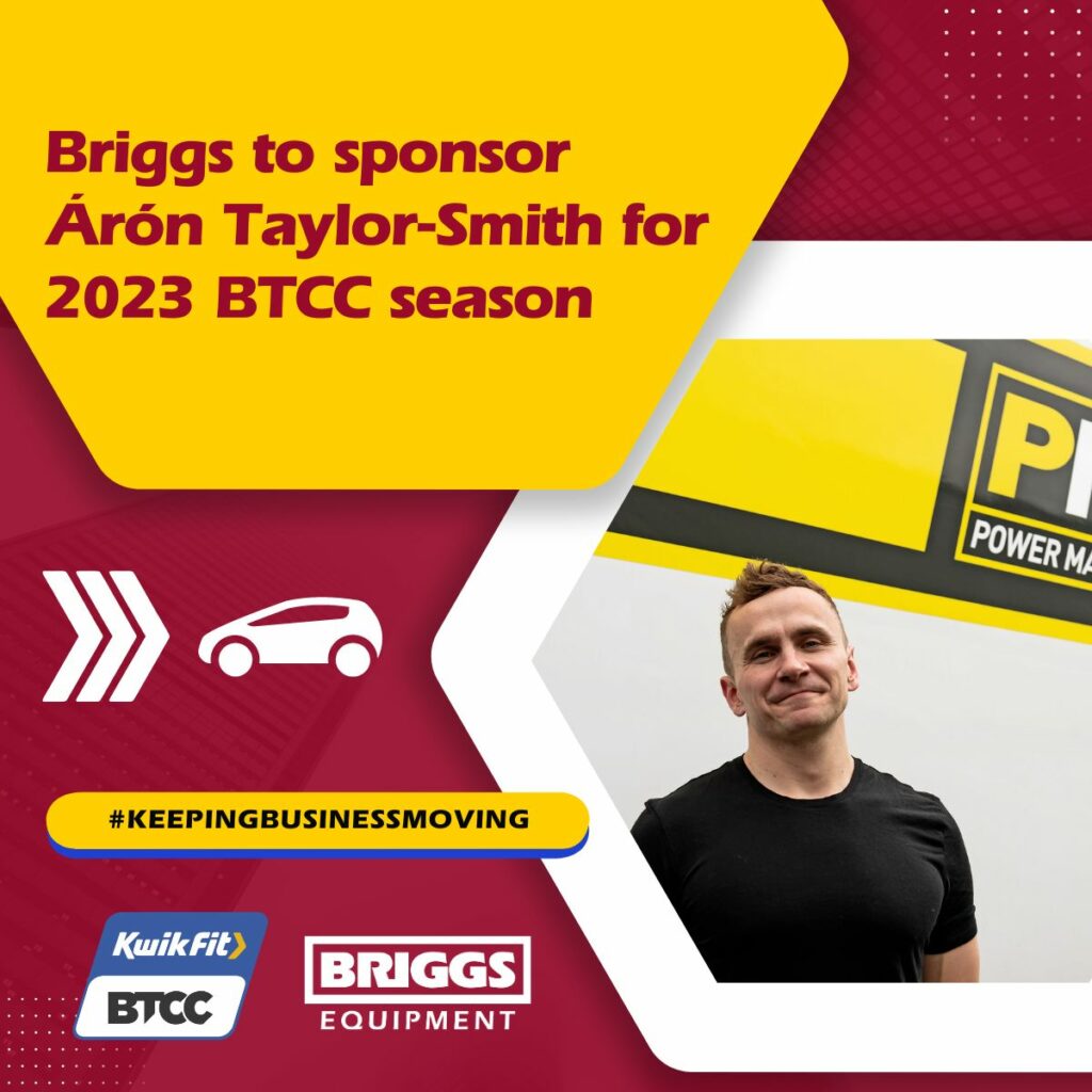 Briggs to sponsor Aron Taylor Smith for 2023 BTCC season