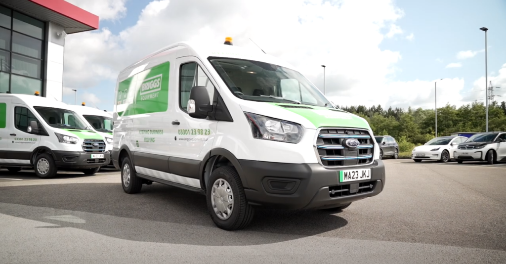 Briggs Equipment invests in electric vans for its engineers