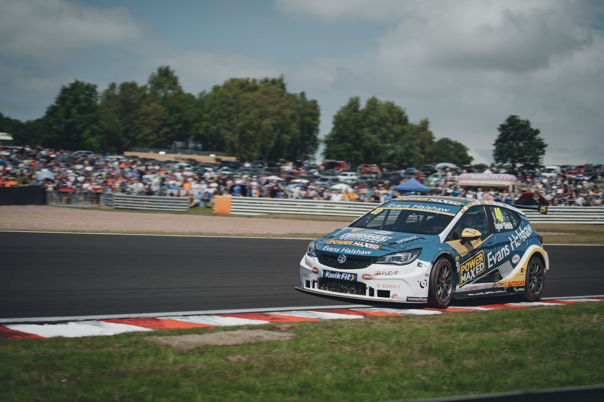 Taylor-Smiths Vauxhall Astra Racing Around Oulton Park