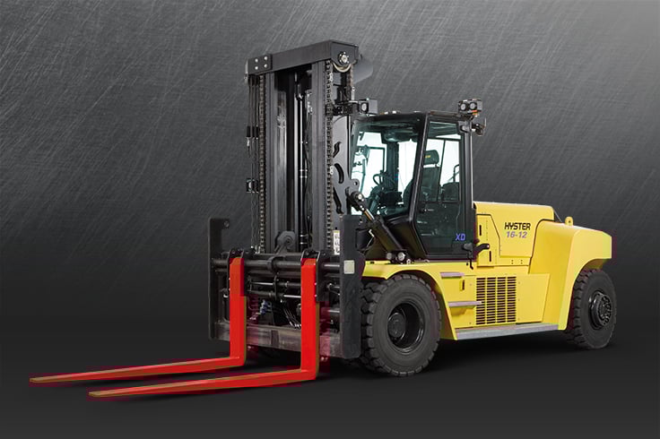 Hyster heavy duty forklift truck