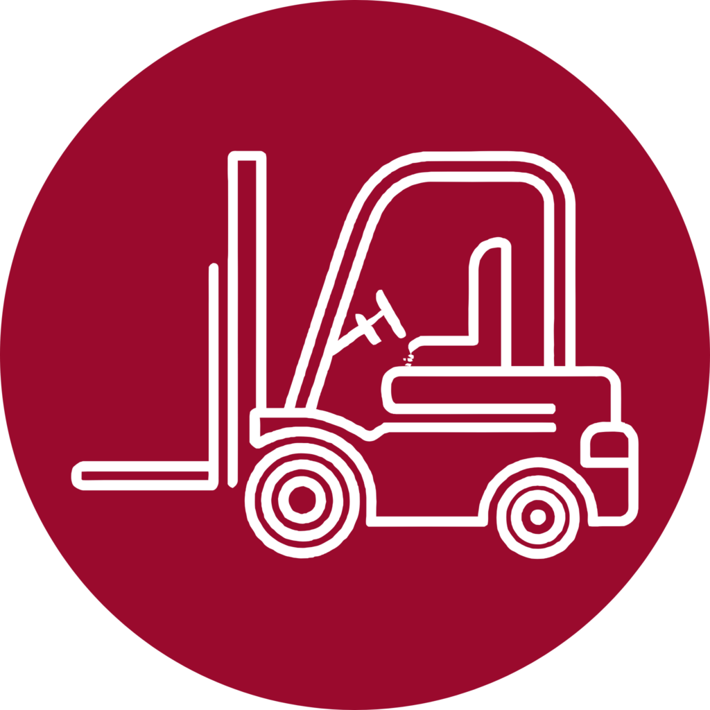Forklift cartoon image