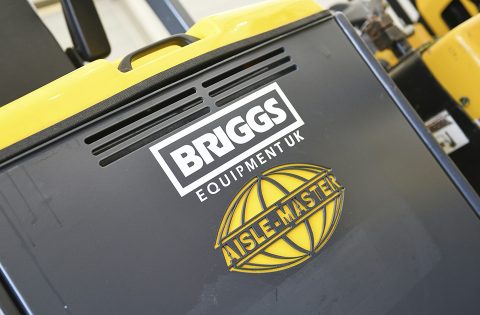 Briggs is a supplier of the Combilift Aislemaster